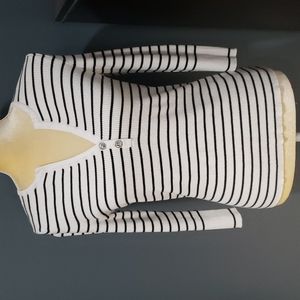 Lauren Ralph Lauren Womens M Cotton Striped Sweater